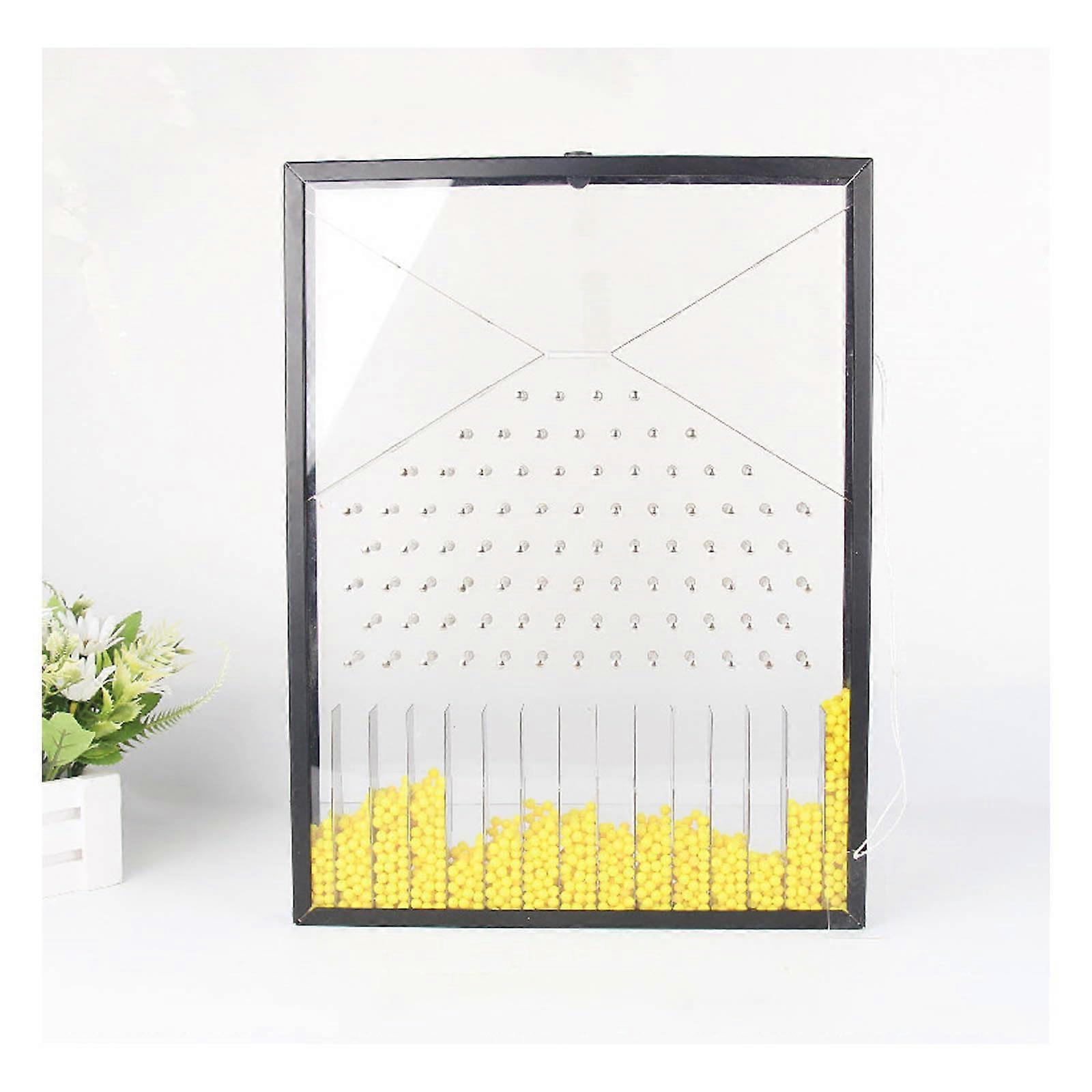 Galton Board Probability Demonstrator Model for Visual Statistics Teaching and Physics Learning