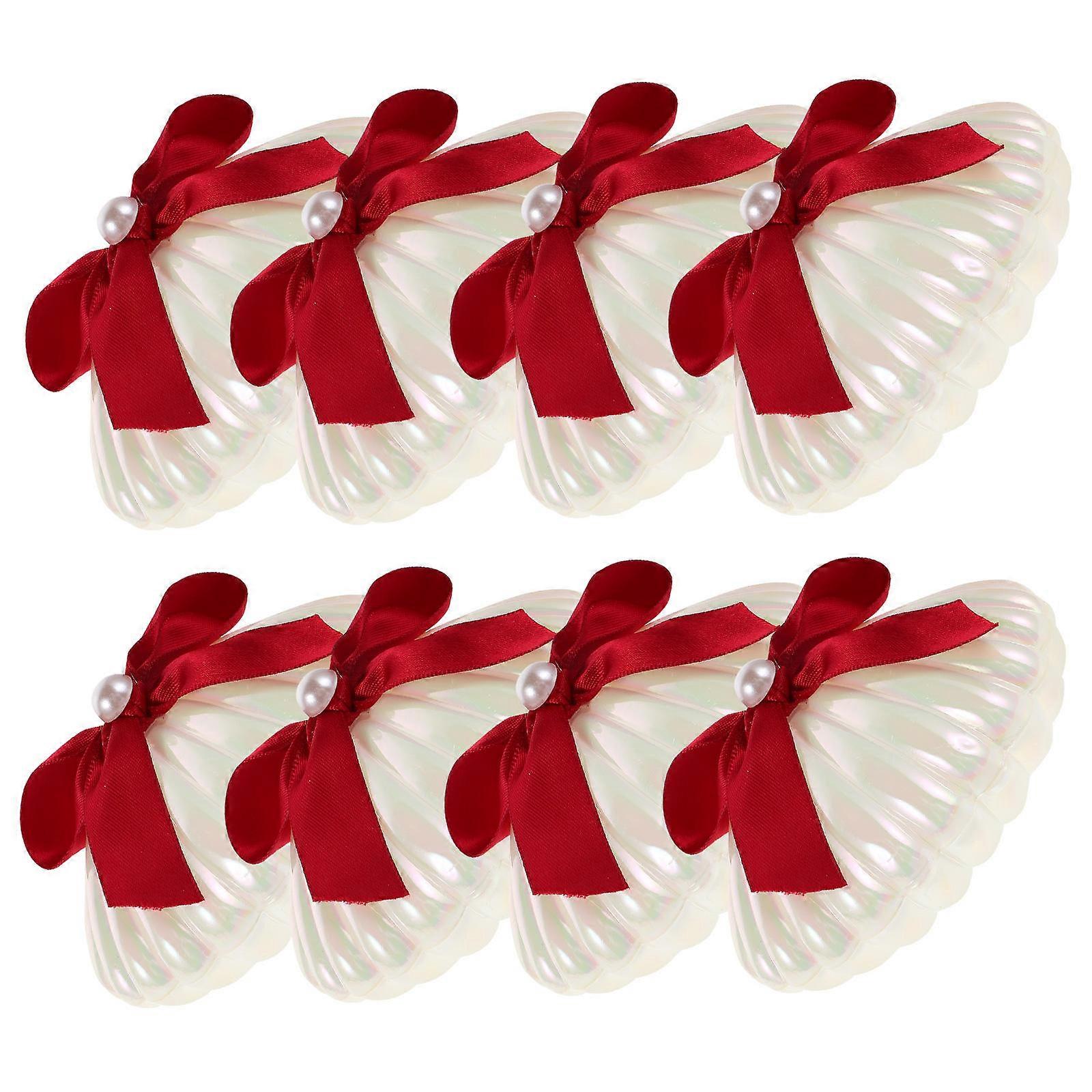 Sea Shell Candy Boxes Unique Seashell Design for Engagement 24Pcs