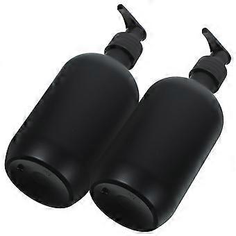 2Pcs Empty Press Pump Bottles Plastic Hand Soap Dispenser Dish Soap Refillable Bottle