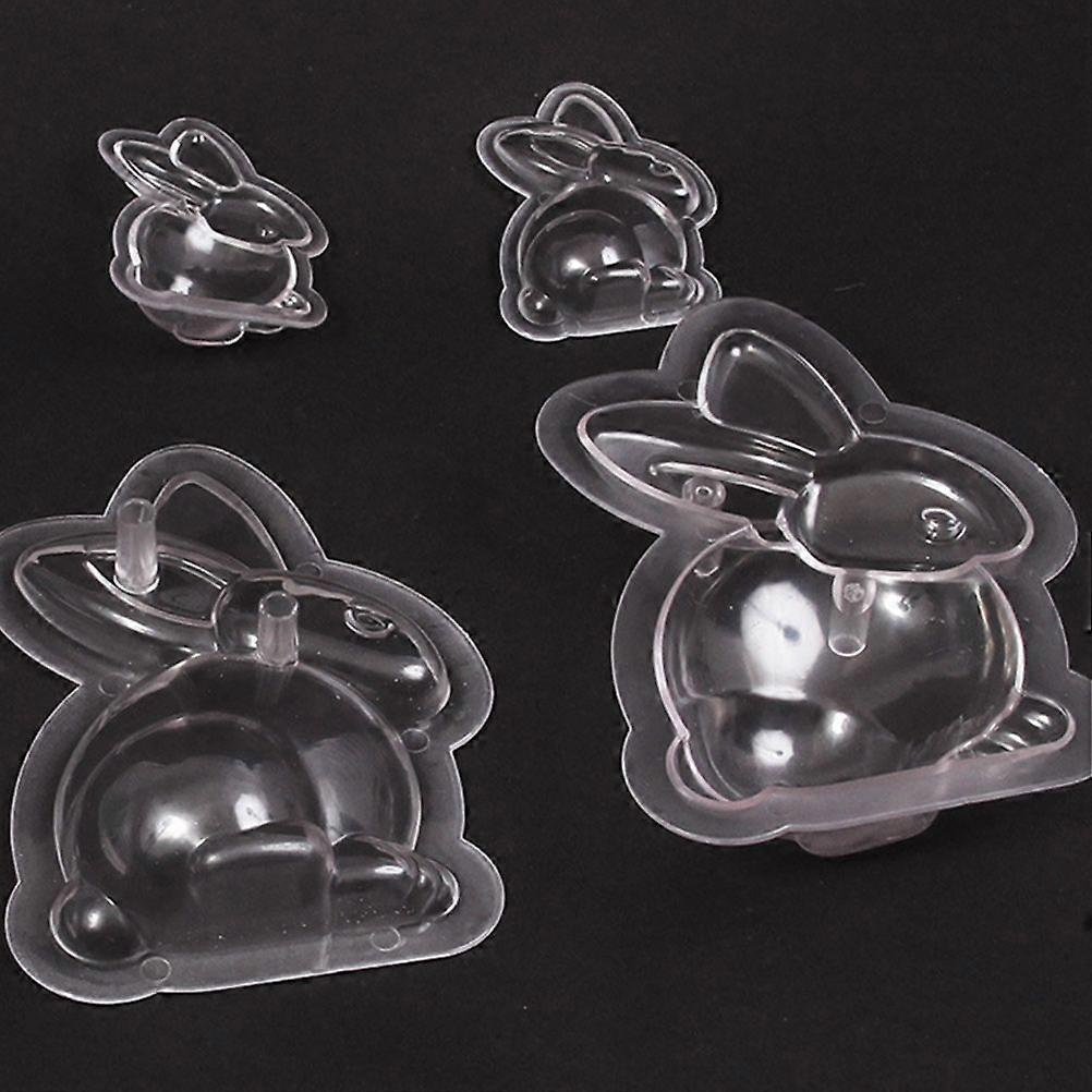 4pcs Easter Themed Plastic Cookie Cake Chocolate Baking Molds Baking Supplies