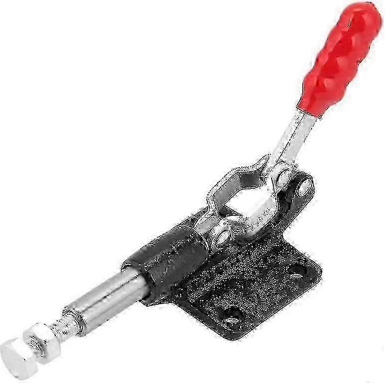 Zinc Plated Iron Toggle Clamp - Quick Fix Push-pull Hand Tool (Red, 1pc)