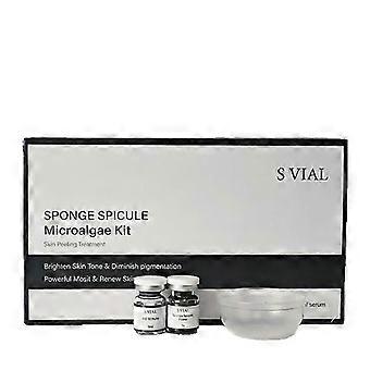 Sponge Spicule Microalgae Skin Peeling Kit 99 Percent Algae Brighten Skin Diminish Pigmentation Moist and Renew Skin