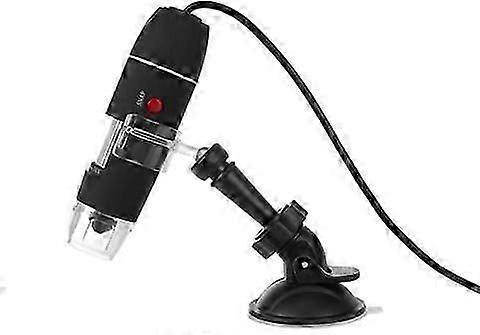 Digital Microscope, 0-1600x Magnification, Windows/Mac Compatible, HD Electronic Microscope