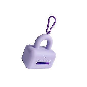 Portable Dog Poop Bag Dispenser Garbage Bag Storage Soft Pet Garbage Bag Dispenser Holder Fit Any Dog Bags for Poop  Yellow