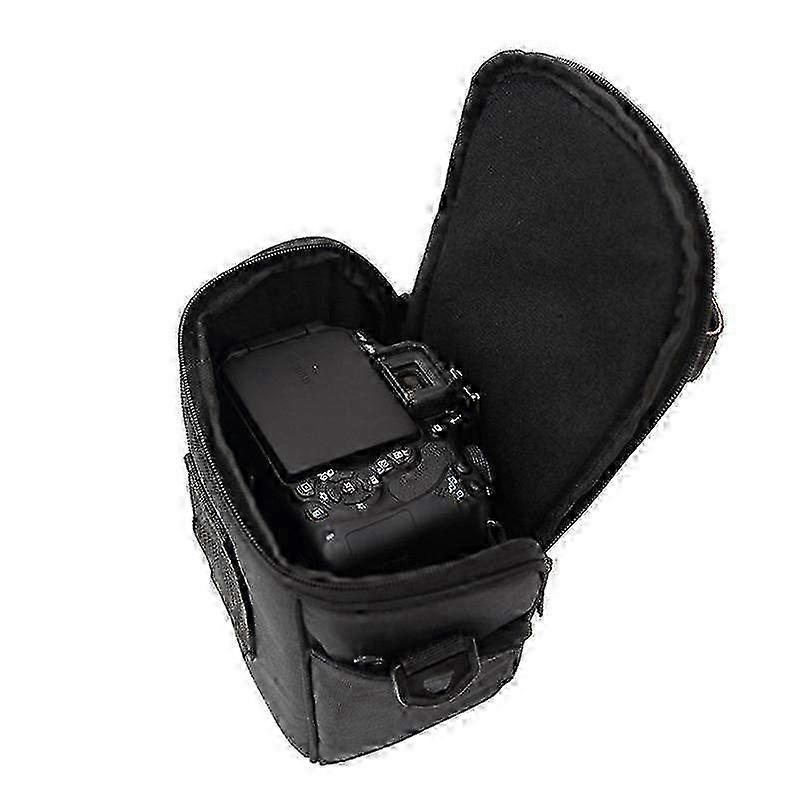 Compact Padded Triangle Shoulder Camera Bag for DSLR/SLR Cameras, Adjustable Strap, Lightweight Protective Case
