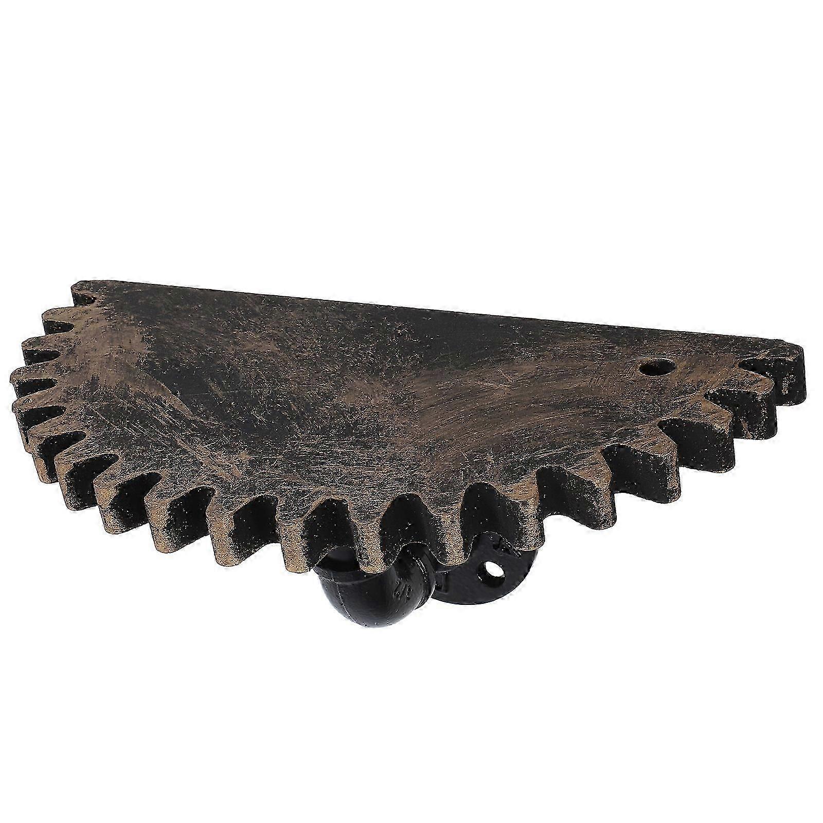 Rustic Wall Shelf Decor with Industrial Pipe Shelf Bracket for Functional Storage