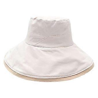 1pc Sombrero de bloqueador solar de color sólido Sombrero de protección solar para pescadores