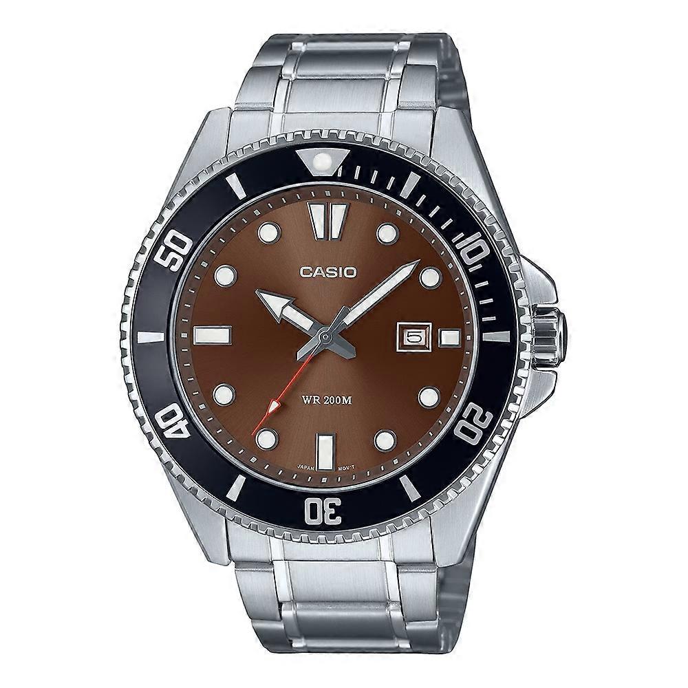 CASIO COLLECTION DIVER DATE 200M - BROWN