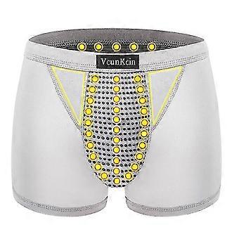Energy Field Therapy Mens Magnetic Boxer Underwear, Grey