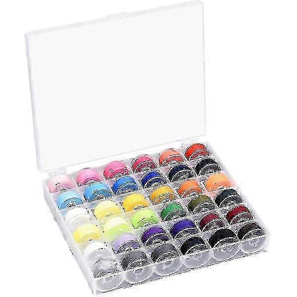 36 pcs Heilwiy Sewing Thread Spools, Plastic Sewing Machine Spool, Sewing Machine Spools_Selected Gift