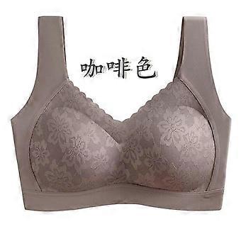Sujetador inalámbrico de encaje rosa para mujer, cómodo y con buen soporte.