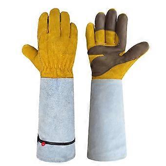 Long Gardening Gloves Heavy Duty Harvesting Mitten Thorn Landscaping Safety Handwear Protective Garden Glove