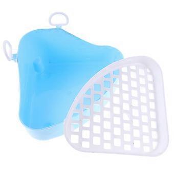 Small Animal Triangle Toilet Potty Trainer for Rabbit Use Plastic