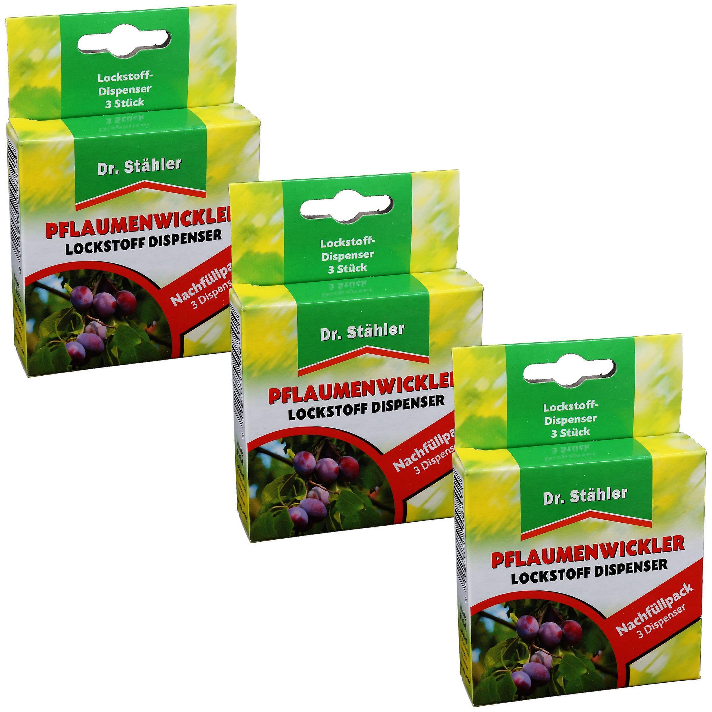 3 x DR. STÄHLER plum wrapper pheromone dispenser, 3 pieces
