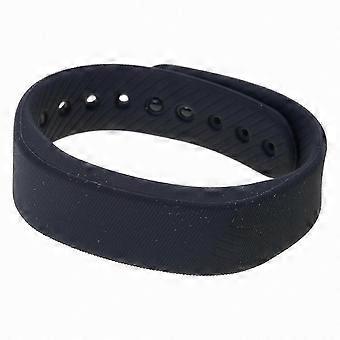 Quiet Alarm Watch with Wake Verification, Breathable Silicone Strap, White