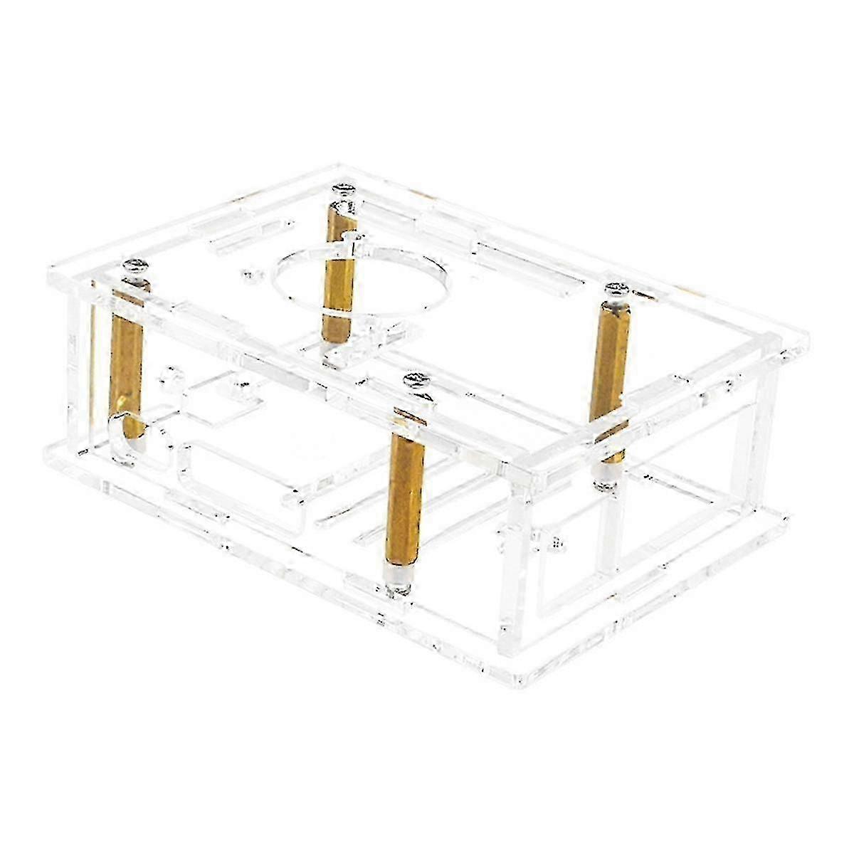 Transparent Acrylic Case compatible with Raspberry Pi 5 Model B