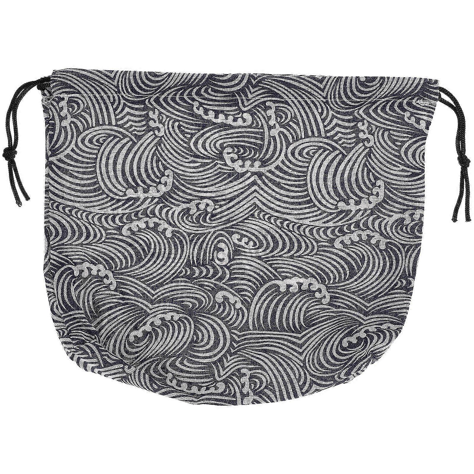 Portable Drawstring Bento Box Bag for Storage with Lunch Box Pouch