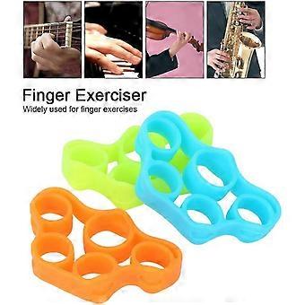 3Pcs Finger Trainer,Three Colors Finger Exerciser Trapezoid Finger Hand Trainer Finger Resistance Bands Grip Strength Trainer