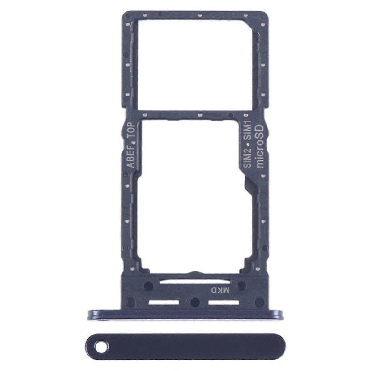 Sim Tray For Samsung A25 Blue Black