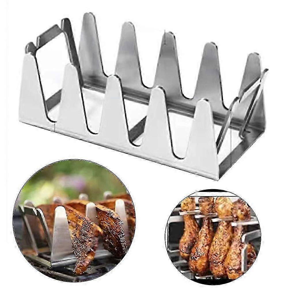 Grillstativ i rustfritt stål for grillkjøtt