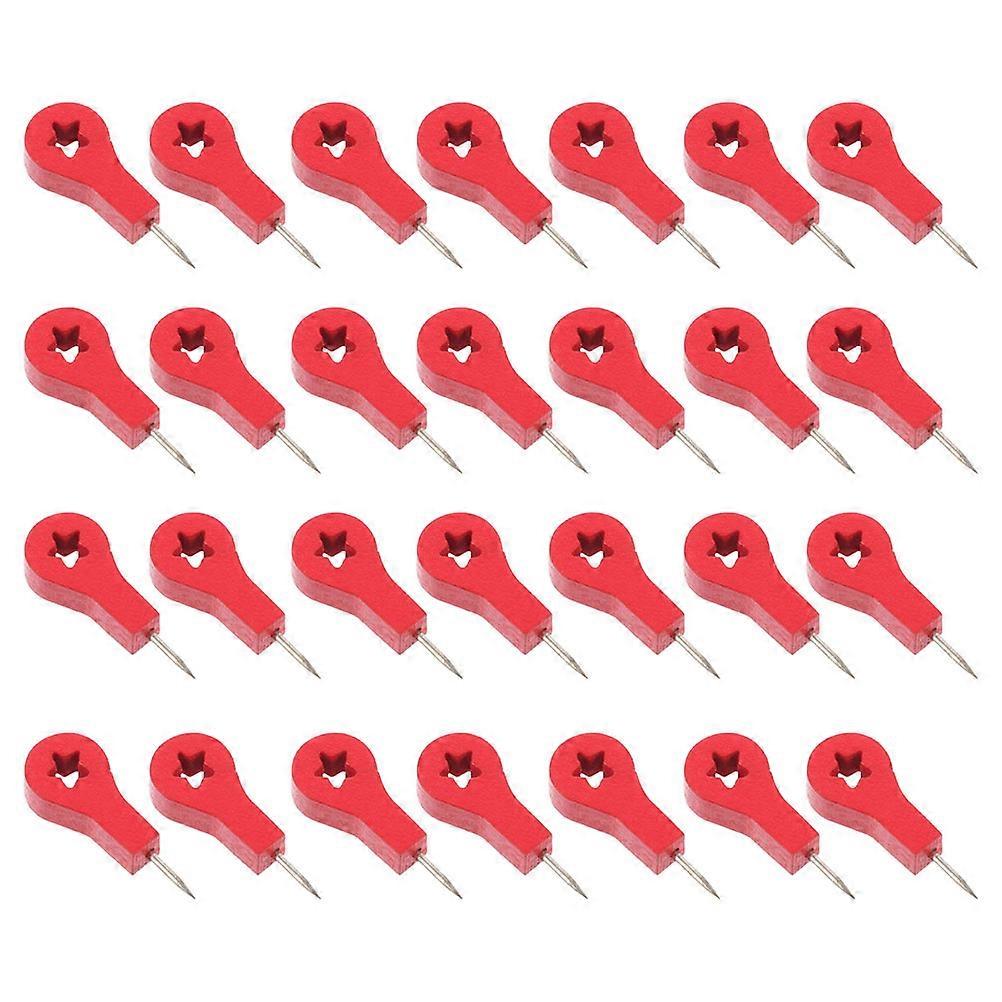 40Pcs Office Pushpins Multi-function Thumb Tacks Convenient Thumbtacks Map Accessory