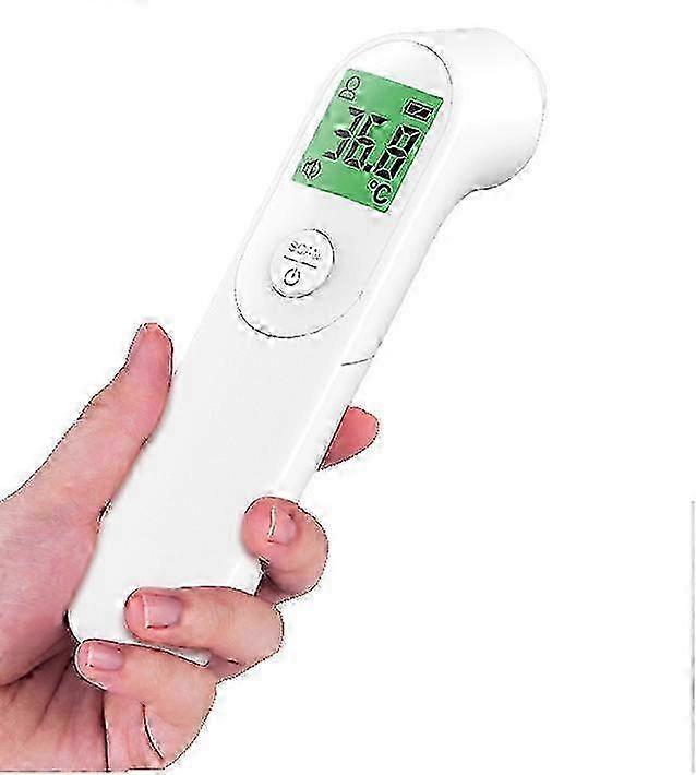 Non-Contact Infrared compatible withehead Thermometer with LED Display, Fever Alarm & Memory Function