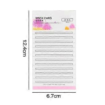 False Eyelashes Storage Cards 10Pcs Graft Eyelashes for Makeup Use