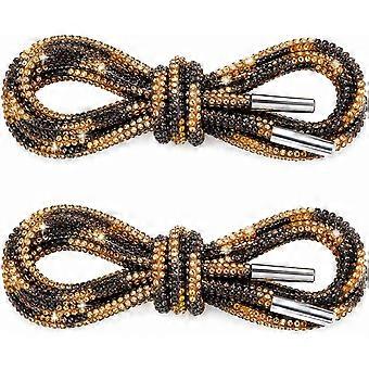 2Pcs Rhinestone Shoe Laces, Bling Shoe Laces, Shoe Laces for Sneakers and Casual Footwear