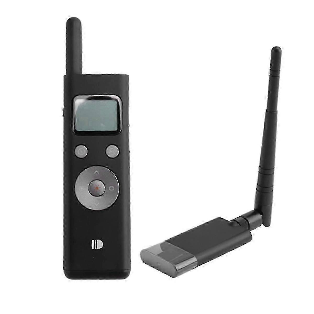 Wireless Powerpoint Presentation PPT Pointer Clicker Presenter LCD Display Green Light RF Remote Con