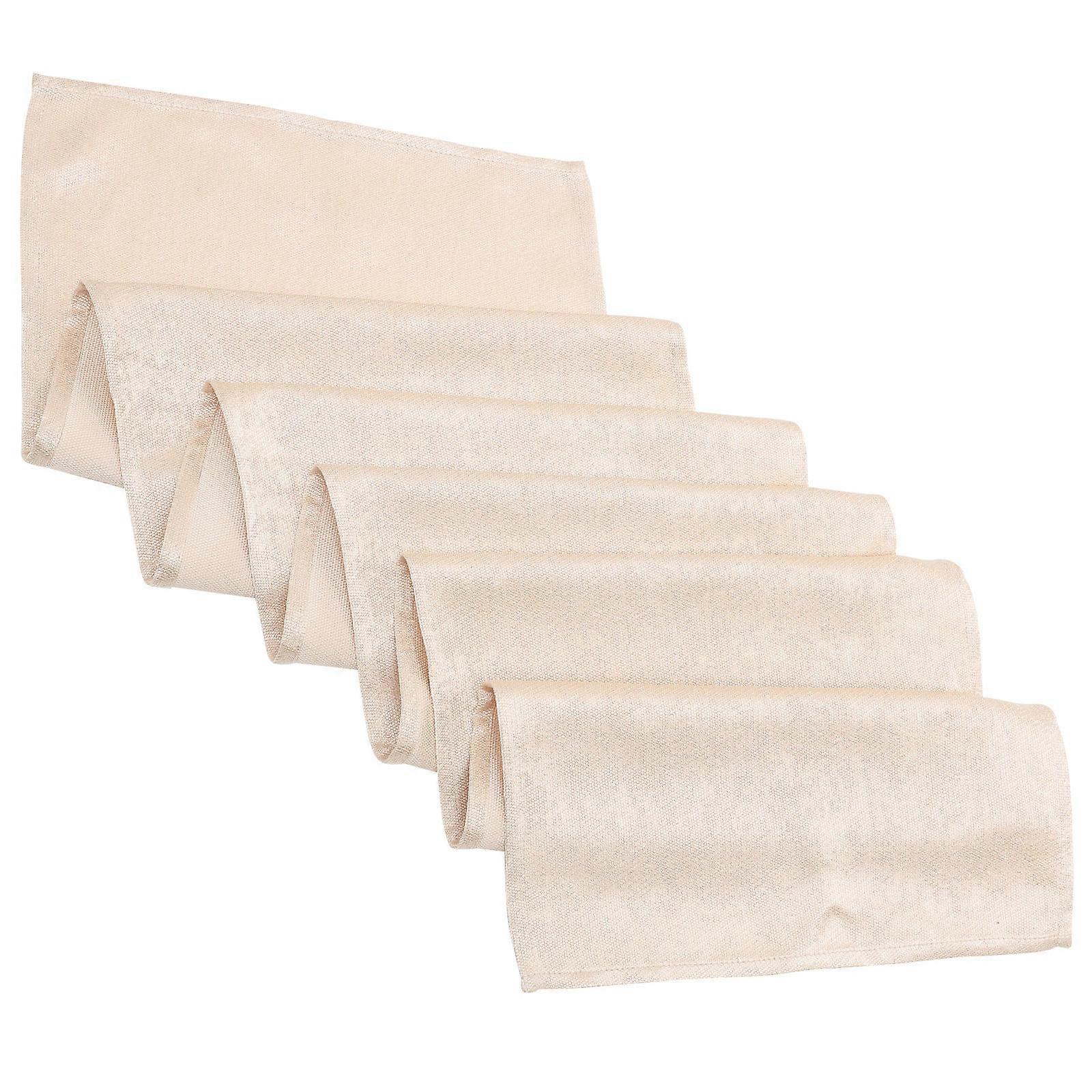 2Pcs Beige Table Runner for Table Use Multifunction Festive Cloth