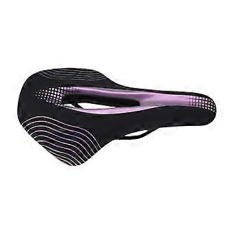 Bike Seat Ergonomic Padded Purple Design Comfortable Riding Universal Fit for All Bicycles