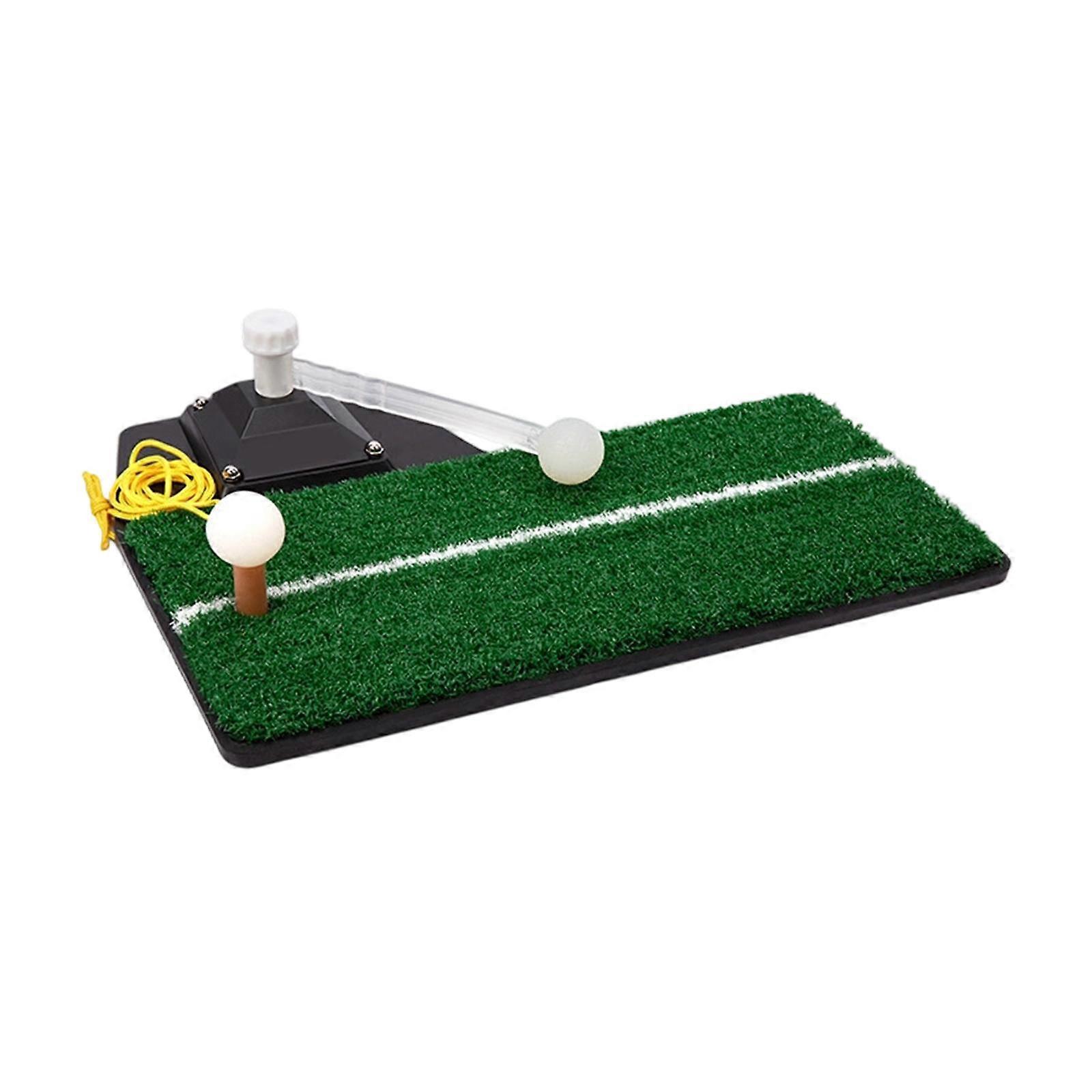 Golf Swing Trainer Easy Setup Height Adjustment for Stability Practice Mat
