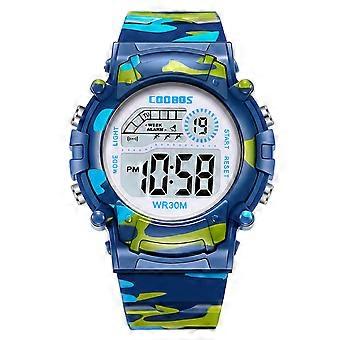 Digital klokke for barn, unisex-design med plastspeilmateriale