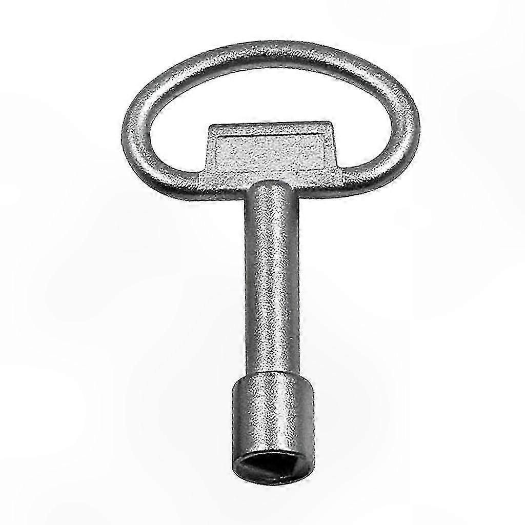 Secure Panel & Valve Access Triangle Wrench for Electrical Cabinets, Elevators & Water Meters - Silver, 1pcs