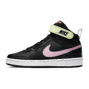 Nike Court Borough Mid 2 'Black Pink Blue Fury' GS CD7782-002