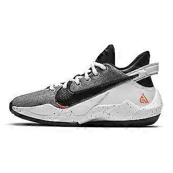 Nike Freak 2 Slip Resistant Cushioning Abrasion Resistant Low top Basketball Shoes Gray White Black Unisex CW3227-101