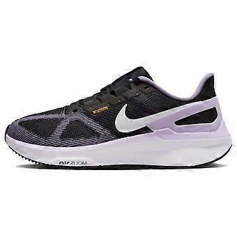 Nike Zoom Structure 25 Mesh Low-Top-Laufschuhe für Damen, Schwarz/Lila, DJ7884-006