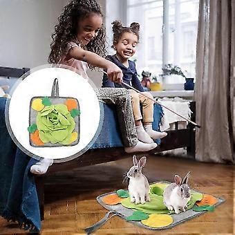Tapis de fouille pour lapin en polaire