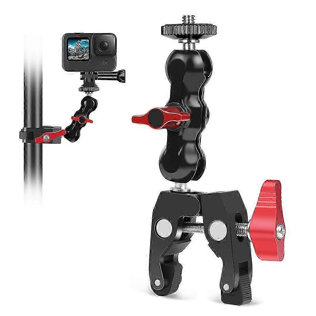 Aluminium Crab Clamp Magic Arm Ball Mount