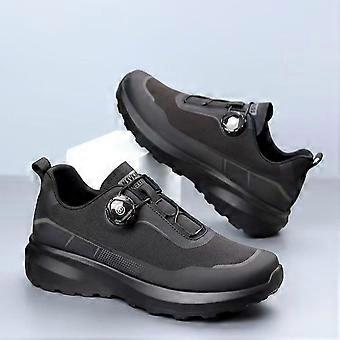 Originale neue Herren-Sneaker mit drehbarem Knopf, Plateau-Schuhe, Freizeitschuhe, strapazierfähige Outdoor-Laufschuhe Plus