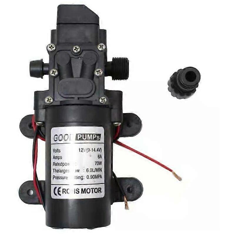 Self-Priming Diaphragm Pump Low-Power Pressure-Switch Compatible