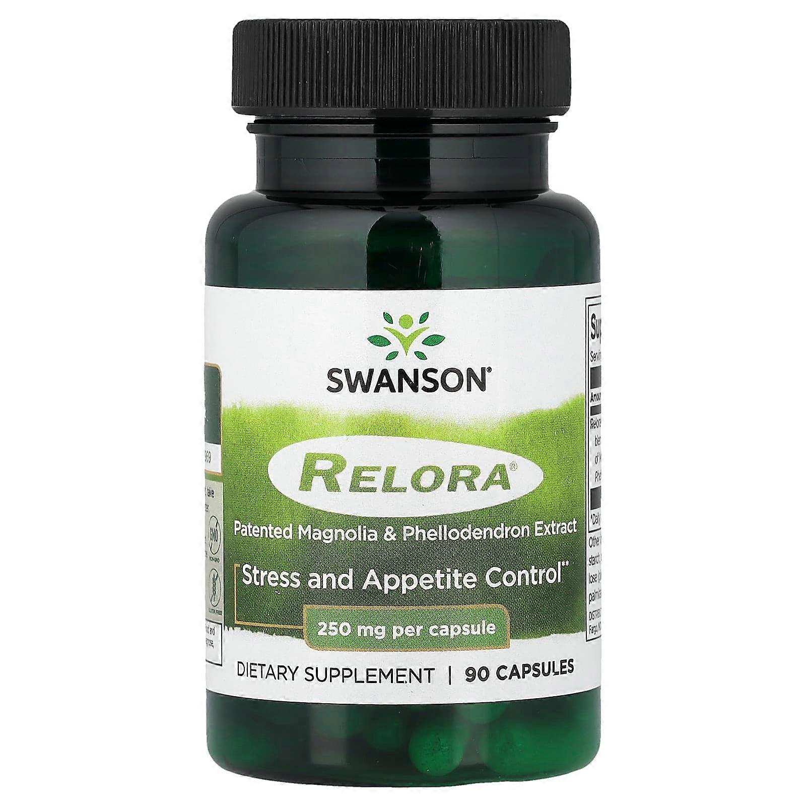 Swanson, Relora, 250 mg, 90 Capsules