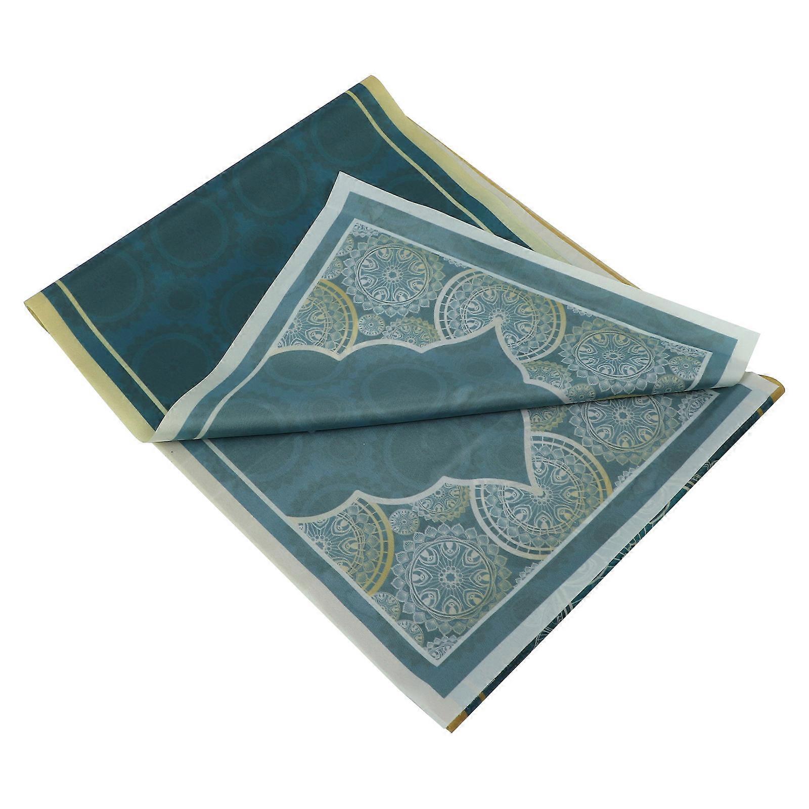Eid Mubarak Table Runner for Decoration with Assorted Color Polyester Fabric