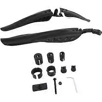 Bike Mudguard for Mountain and Road Bikes, Front and Rear Mud Guards with Easy Installation and Reduced Wind Resistance, Suitable for Riding in Rain a