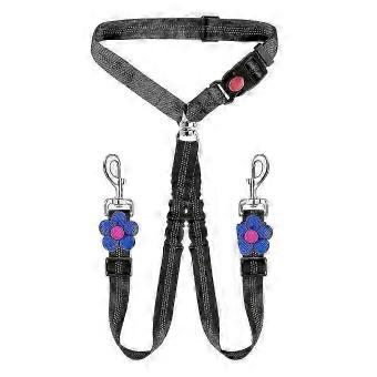 Retractable Dog Seat Belt Reflective Nylon