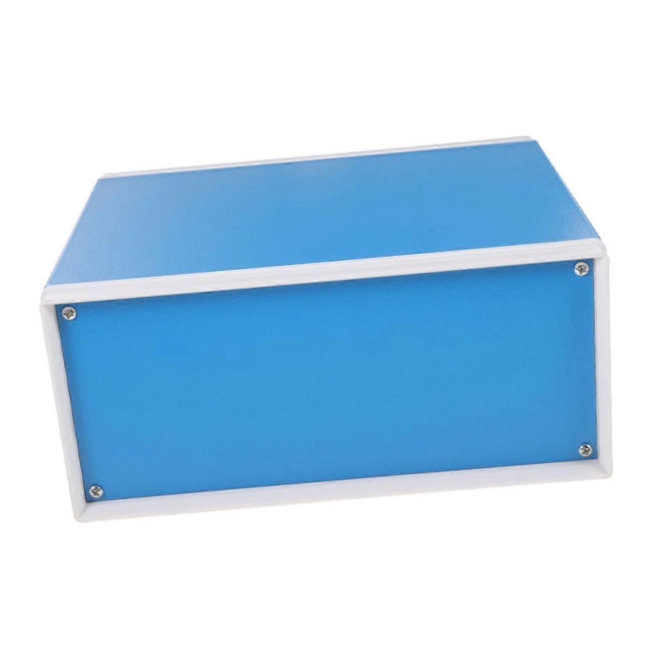 Metal Electrical Junction Box for Electronic Projects, Blue