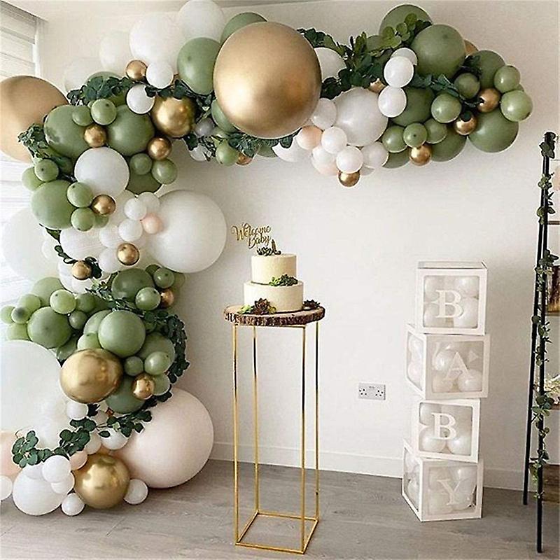 Green Balloon Wreath Arch Kit