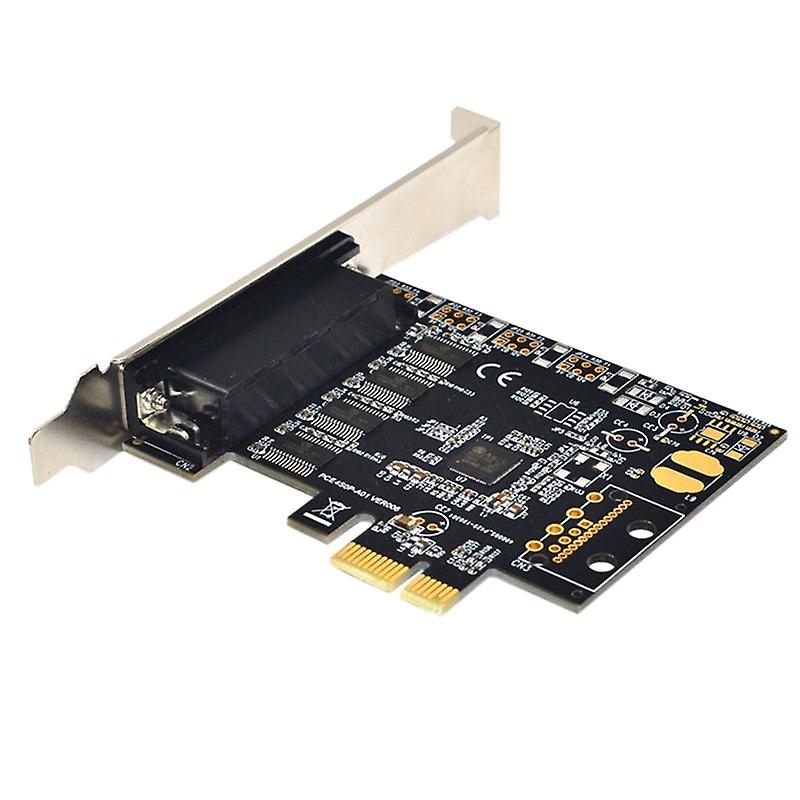 Pci-e Serial Port Card Pci-e To 4 Serial Port Rs232 9-pin Industrial Control 4 Port Expansion Card Ax99100 With Line