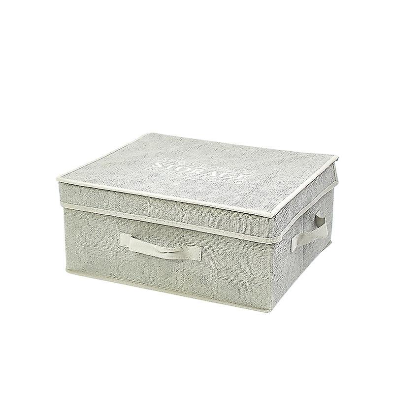 Toys, shoes, books, clothes, foldable fabric storage boxes with lids for nurseries, storage boxes with handles and heavy cardboard for learning