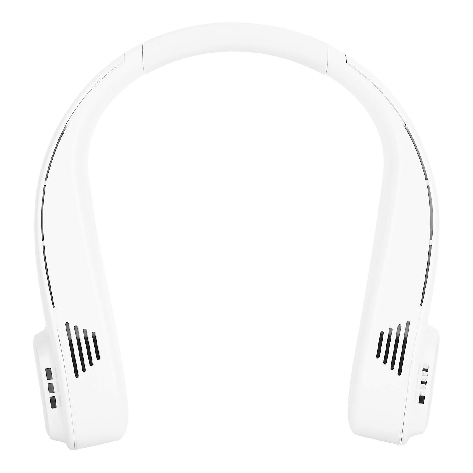 Silent Usb Hanging Neck Fan (white)